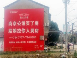 驻马店墙体广告在乡镇、农村市场的媒体优势