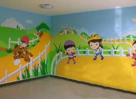 驻马店幼儿园墙体彩绘制作流程及注意事项