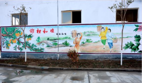 驻马店乡镇文化墙 乡风文明焕发新活力