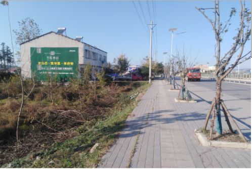 驻马店书山南院墙体广告